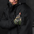 Чоловіча зимова куртка "Patron" Omni-Heat з утеплювачем холлофайбер чорна розмір M - зображення 8