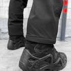 Чоловічий утеплений Костюм Куртка + Штани на флісі / Демісезонний Комплект Softshell чорний розмір L - зображення 5