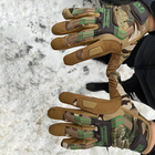 Сенсорные Зимние Перчатки Mechanix Wear M-Pact с защитными накладками мультикам размер M - изображение 1