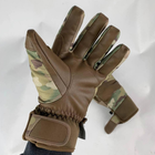 Зимние Перчатки кожаные с сенсорными вставками мультикам размер M - изображение 3