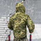 Мужская зимняя куртка "Logos-Tac" с мехом шиншиллы / Теплая верхняя одежда Rip-Stop пиксель размер L - изображение 3