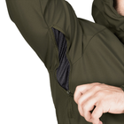 Чоловічий костюм Подовжена Куртка + Штани на флісі / Демісезонний Комплект SoftShell олива розмір XL - зображення 4