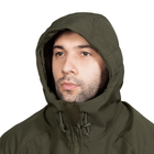 Чоловічий костюм Подовжена Куртка + Штани на флісі / Демісезонний Комплект SoftShell олива розмір XL - зображення 8