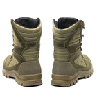 Зимние мужские Ботинки с 3-слойной структурой Teda до -30 °C / Водонепроницаемые кожаные Берцы хаки размер 47 - изображение 3