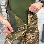Мужские зимние брюки Softshell с отверстиями под наколенники / Мужские брюки с подтяжками Logos-tactical - изображение 8