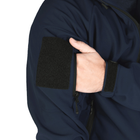 Мужской костюм Удлиненная Куртка + Брюки на флисе / Демисезонный Комплект SoftShell 2.0 темно-синий размер M - изображение 8