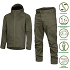 Чоловічий міцний Костюм Куртка з капюшоном + Штани олива / Польова форма CamoTec Stalker Canvas 3.0 розмір S - зображення 1