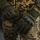 Зимние сенсорные рукавицы "monster" с защитными накладками олива размер XL - изображение 5