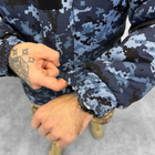 Чоловічий бушлат на флісі "Urban Camouflage" / Зимова куртка з силіконовим утеплювачем піксель розмір 3XL - зображення 6