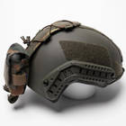Карман-Противовес с липучками на шлем / Итог типа FAST флектарн размер 11 х 25 х 3см - изображение 5