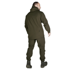Мужской костюм Удлиненная Куртка + Брюки на флисе / Демисезонный Комплект SoftShell 2.0 олива размер 2XL - изображение 3