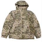 Мужская зимняя куртка с утеплителем эко-пух / Влагозащищенный Бушлат Level 7 с мембранной пиксель размер 2XL - изображение 1