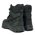 Зимние Кожаные Берцы "Crazy Air-Tex" / Ботинки с вставками Cordura чёрные размер 41 - изображение 4