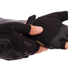 Беспалые Перчатки Mechanix M-Pact с резиновыми вставками черные размер S - изображение 4