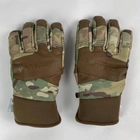 Зимние Перчатки кожаные с сенсорными вставками мультикам размер L - изображение 1