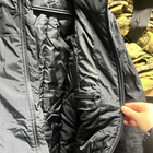 Мембранна Чоловіча Куртка Level 7 з утеплювачем еко-пух чорна розмір S - зображення 8