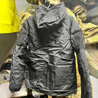 Мембранна Чоловіча Куртка Level 7 з утеплювачем еко-пух чорна розмір 3XL - зображення 5