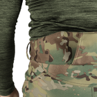 Мужские Штаны на микрофлисе с высоким поясом / Плотные Брюки CamoTec SoftShell мультикам размер M - изображение 5