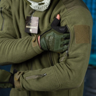 Мужская Флисовая Кофта с вместительными карманами олива размер 2XL - изображение 5