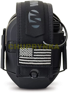 Активні тактичні навушники Walker's Razor Slim Patriot Series з патчами Black, Walkers Чорний (GWP-RSEMPAT) - зображення 2