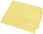 Kocyk dla dzieci Smallstuff Fishbone Soft Yellow (5712352087671) - obraz 1