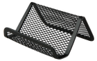 Підставка для візиток Buromax 95x80x45мм, металева, чорна BM.6225-01