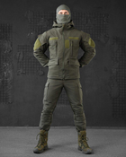 Тактический теплый военный комплект Habber ( Куртка + Штаны ), Камуфляж: Олива, Размер: M - изображение 1