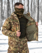 Тактичний зимовий військовий костюм Squad ( Куртка + Штани ), Камуфляж: Мультикам, Розмір: XL - зображення 7