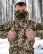 Тактический зимний теплый военный комплект RH-19 ( Куртка + Штаны ), Камуфляж: Пиксель ВСУ, Размер: XXL - изображение 3