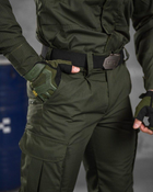 Тактический военный костюм Уставной ( Китель + Футболка + Штаны ), Камуфляж: Олива, Размер: XL - изображение 4
