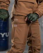 Тактичний військовий комплект Habber ( Куртка + Штани ), Камуфляж: Койот, Розмір: XXXXL - зображення 6