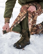 Тактический теплый зимний военный костюм Lader ( Куртка + Штаны ), Камуфляж: Мультикам, Размер: M - изображение 10