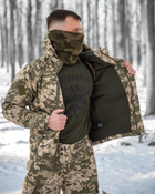 Тактический зимний теплый военный комплект RH-19 ( Куртка + Штаны ), Камуфляж: Пиксель ВСУ, Размер: S - изображение 4