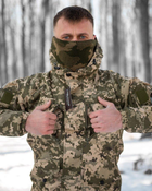 Тактический зимний теплый военный комплект RH-19 ( Куртка + Штаны ), Камуфляж: Пиксель ВСУ, Размер: XL - изображение 3