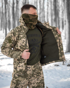 Тактический зимний теплый военный комплект RH-19 ( Куртка + Штаны ), Камуфляж: Пиксель ВСУ, Размер: XL - изображение 4