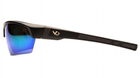 Поляризационные очки защитные 2в1 Venture Gear TENSAW Polarized (green mirror) зеркальные сине-зеленые - изображение 3