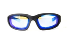 Окуляри захисні фотохромні Global Vision KICKBACK Photochromic (G-Tech ™ blue) фотохромні сині дзеркальні - зображення 5