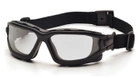 Захисні окуляри з ущільнювачем Pyramex i-Force XL (clear) Anti-Fog, прозорий - зображення 1