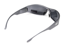 Открытыте защитные очки Global Vision BAD-ASS-1 GunMetal (gray) серые - изображение 3