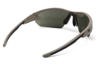 Открытыте защитные очки Venture Gear Tactical SEMTEX Tan (Anti-Fog) (forest gray) серо-зеленые - изображение 4