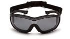 Защитные очки Pyramex V3T (gray) Anti-Fog, серые - изображение 3