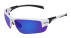 Открытыте защитные очки Global Vision HERCULES-7 White (G-Tech™ blue) синие зеркальные - изображение 1