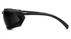 Защитные очки с уплотнителем Pyramex PROXIMITY (Anti-Fog) (dark gray) черные - изображение 3