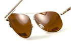 Відкрийте захисні окуляри Global Vision AVIATOR-4 (drive mirror) коричневі - зображення 3