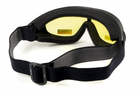 Защитные очки с уплотнителем Global Vision TRUMP (yellow) желтые - изображение 5
