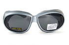 Защитные очки с уплотнителем Global Vision OUTFITTER Metallic (gray) серые - изображение 3