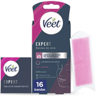 Воскові смужки Veet Expert Facial Strips Normal Skin 16 (8428076006337) - зображення 1