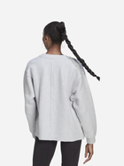 Кардиган жіночий Adidas Loungewear Cardigan W "Light Grey Heather" HL9165 34.5 Сірий (4066747420682) - зображення 2