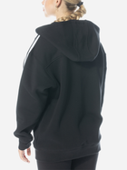 Bluza damska rozpinana streetwear z kapturem długa Adidas Adicolor Classics 3-Stripes Full-Zip Hoodie W "Black" IK0438 M Czarna (4066761329336) - obraz 2