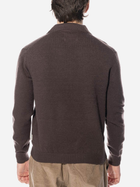 Sweter męski z kołnierzykiem Taikan Marle L/S Polo Sweater "Brown" TK0011.BRN S Brązowy (840349700854) - obraz 2